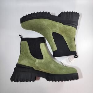 Nurture Green Suede Denali Waterproof Boots Women's 9.5 M NWT
